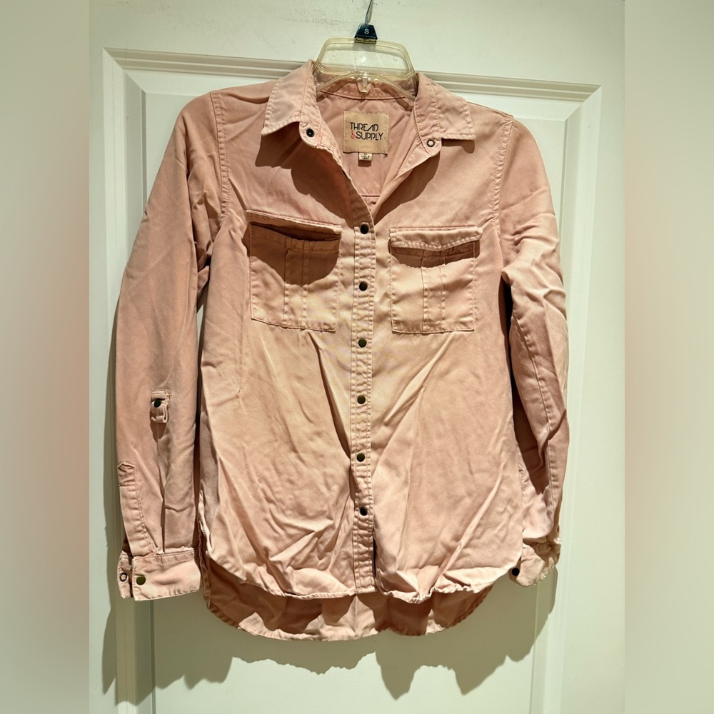 Thread & Supply Sleeve Women's Shirt XS Soft Lightweight
